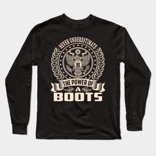 BOOTS Long Sleeve T-Shirt